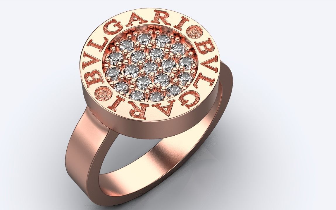bvlgari ring 3D print model_8