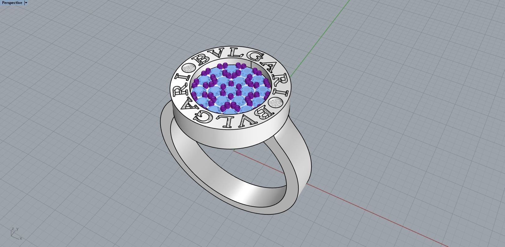 bvlgari ring 3D print model_10