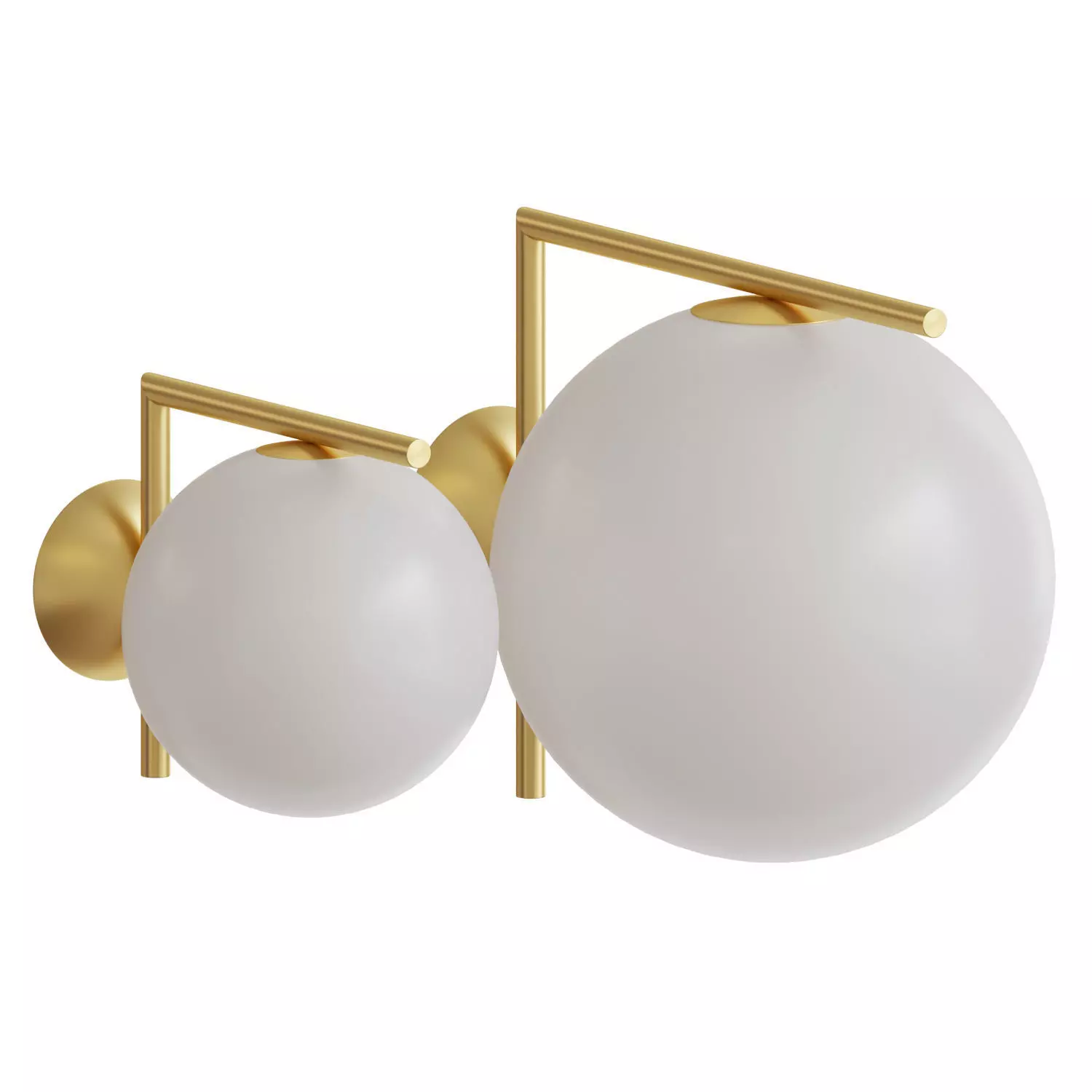 IC Ceiling Wall Light 3D model_0