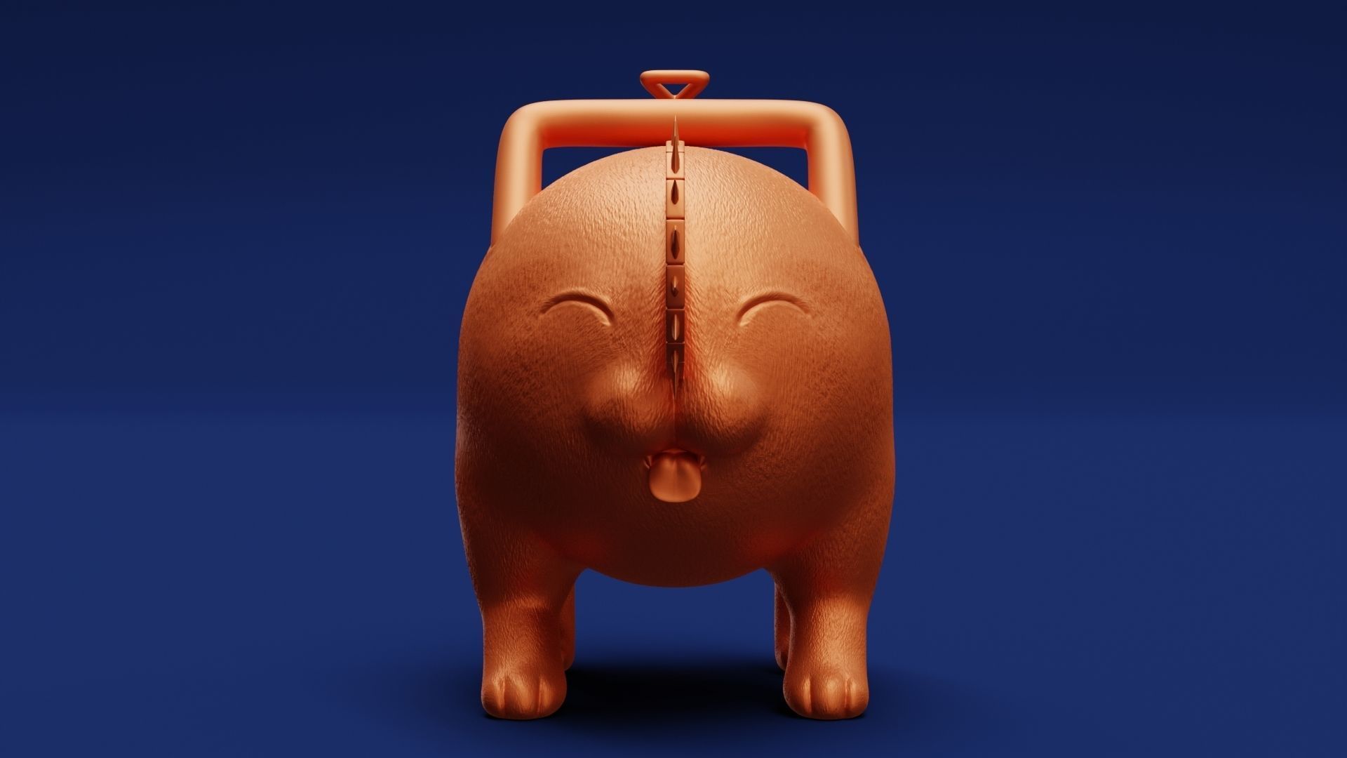 Printable Pochita Keychain 3D print model_13