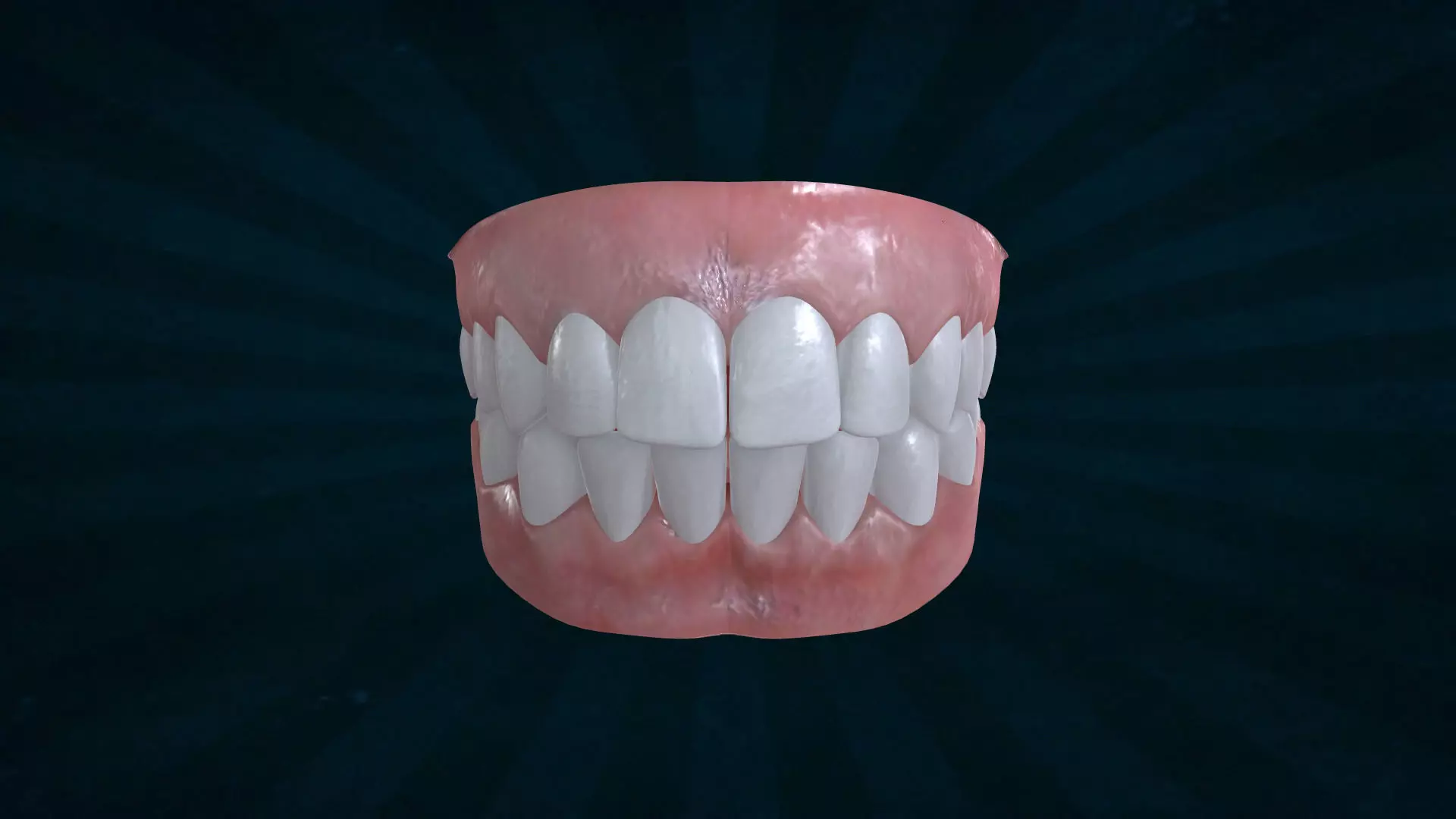 TETH-001 Rigged teeth 3D model_0
