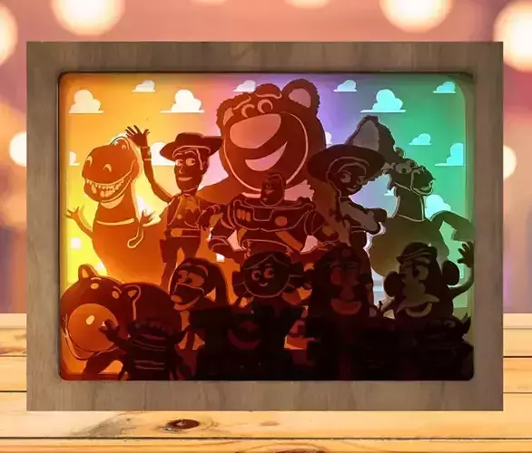 Lightbox Toy Story 3 3D print model