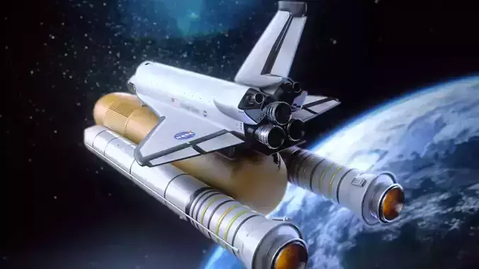 SPACE SHUTTLE discovery NASA 3D model