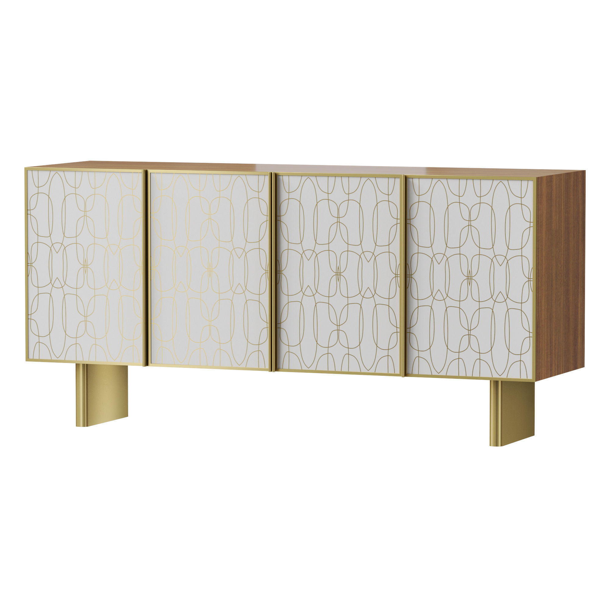 Baker Bohemia Buffet 3D model_2