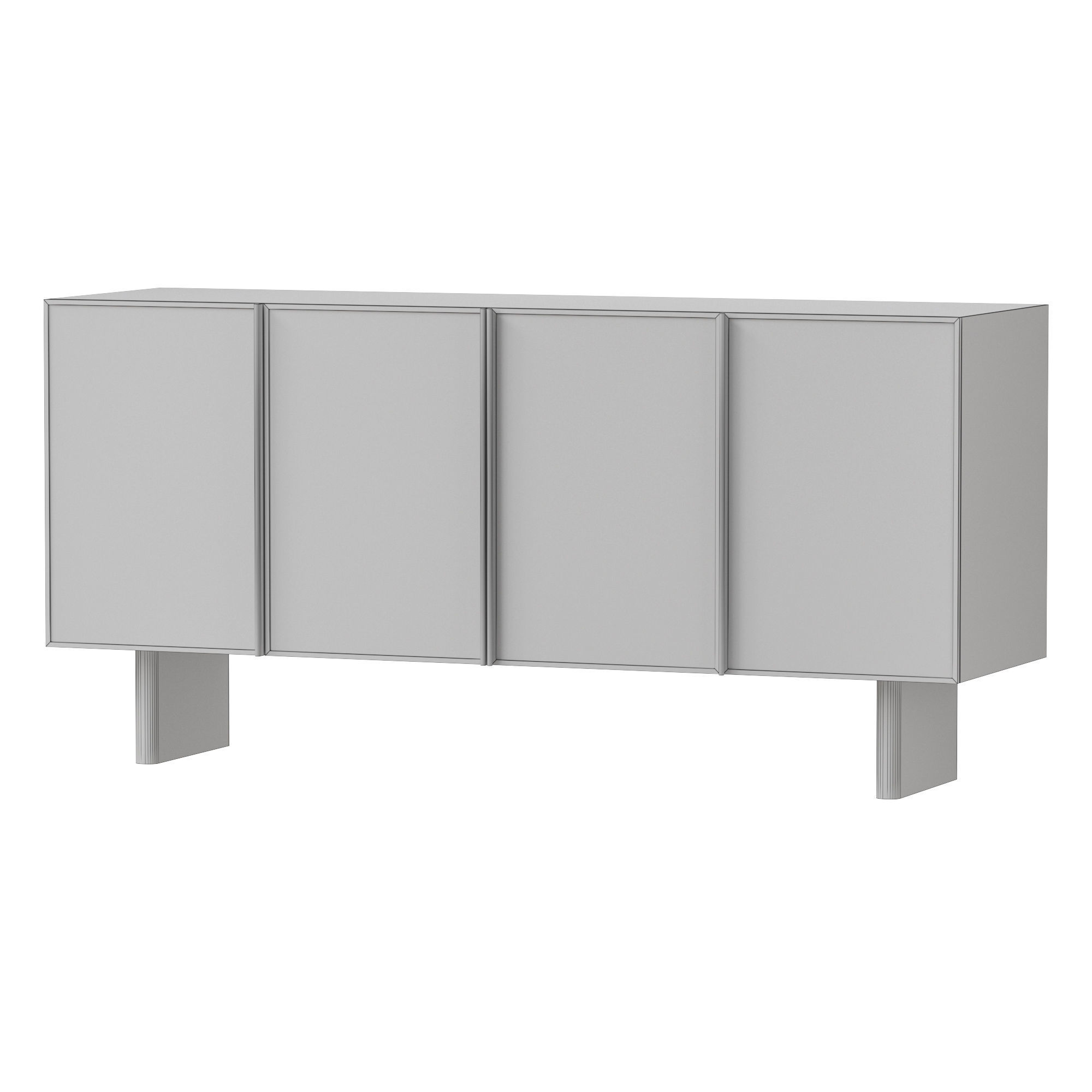 Baker Bohemia Buffet 3D model_4