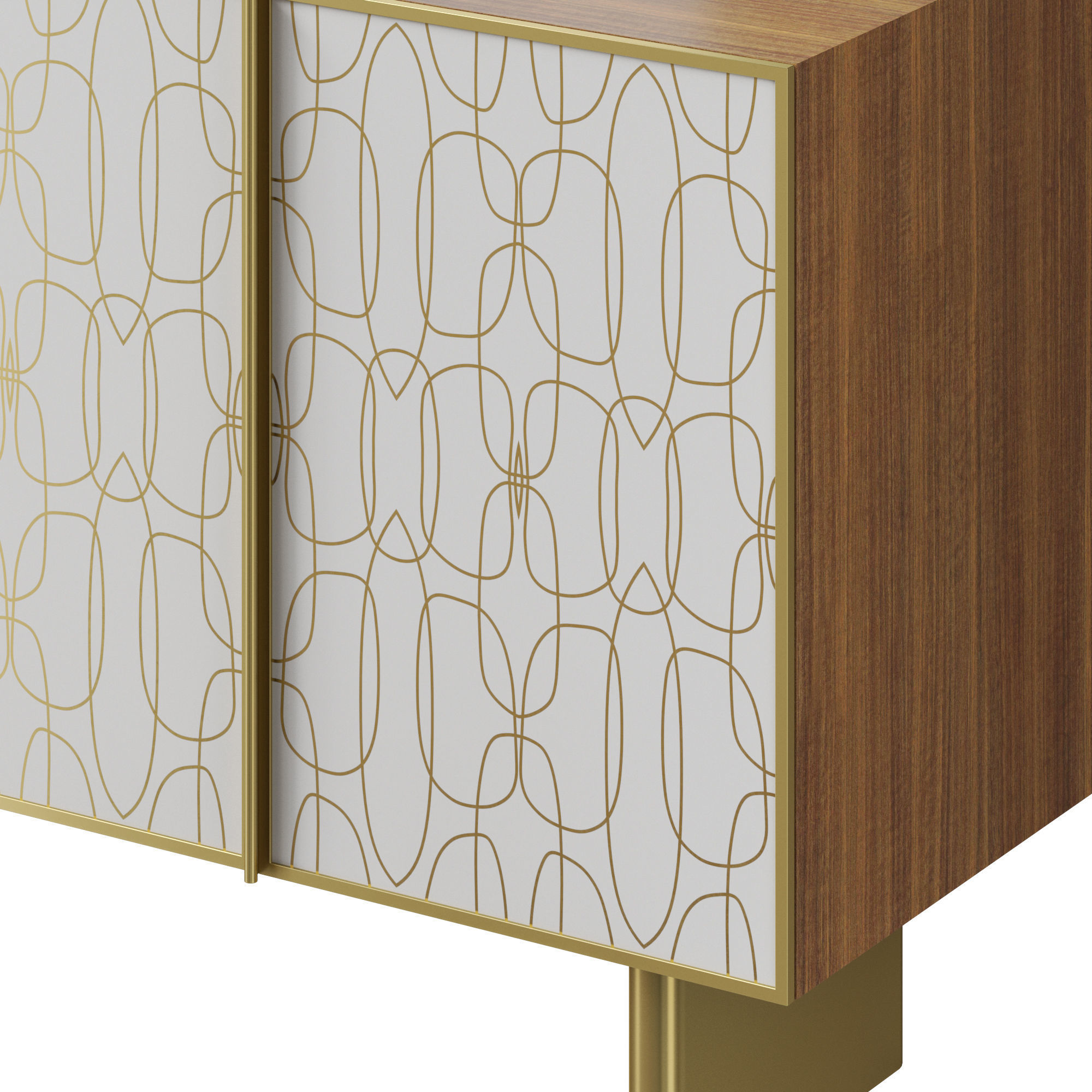 Baker Bohemia Buffet 3D model_3