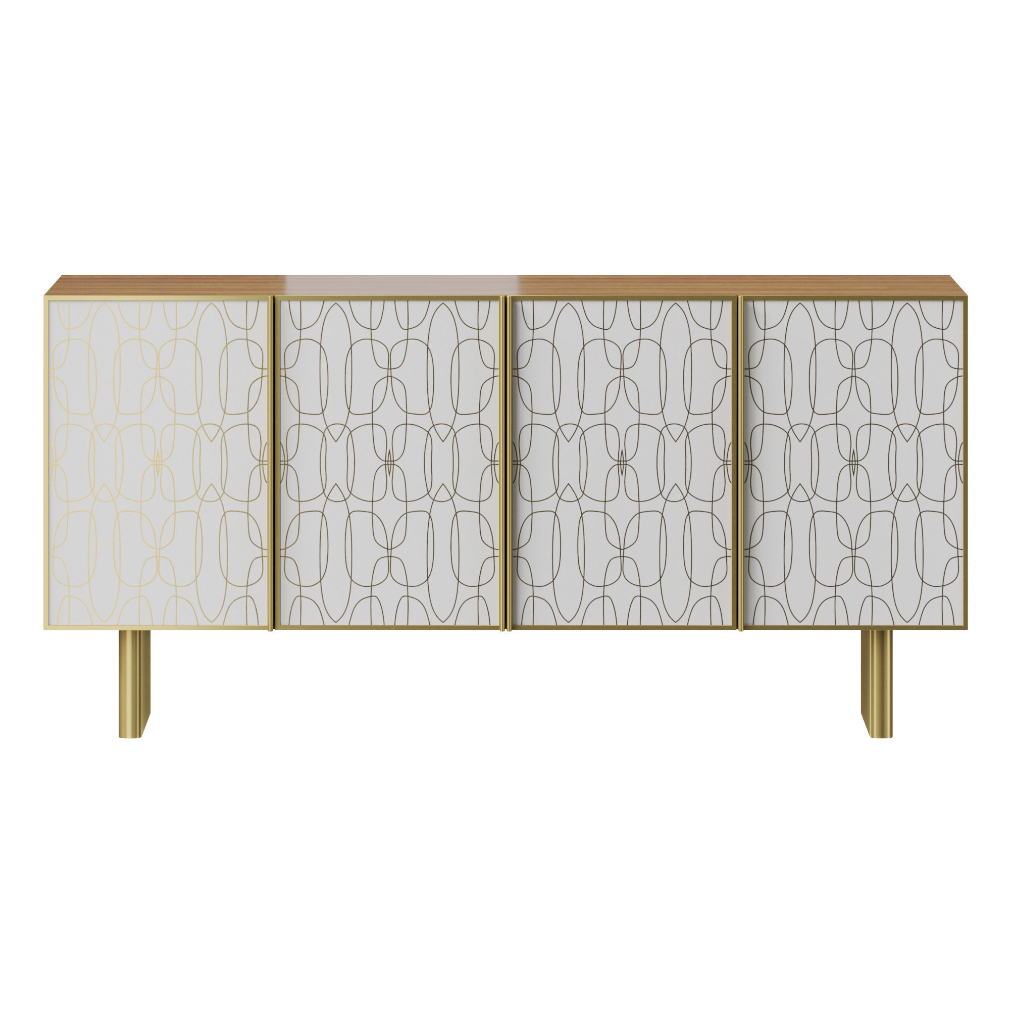 Baker Bohemia Buffet 3D model_1