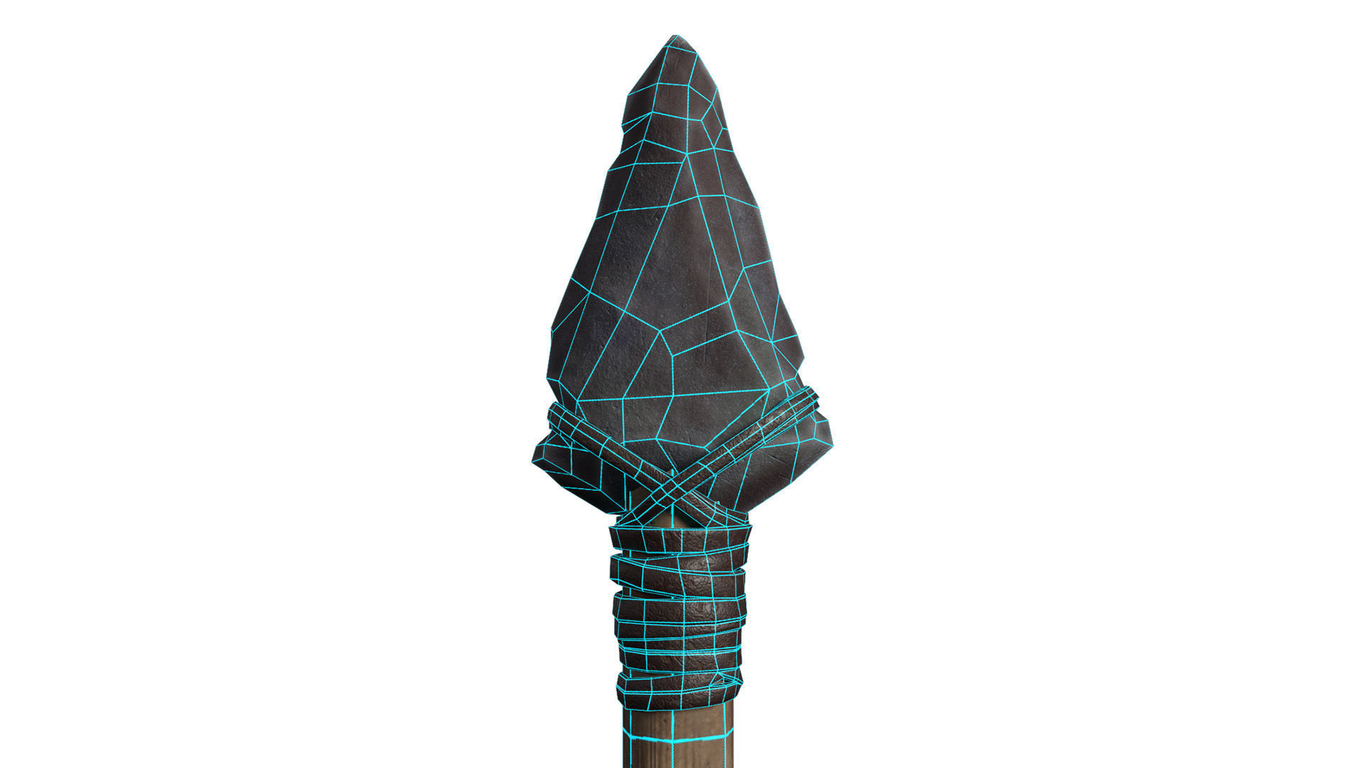 Prehistoric Tools Weapons pack Low-poly 3D model_54