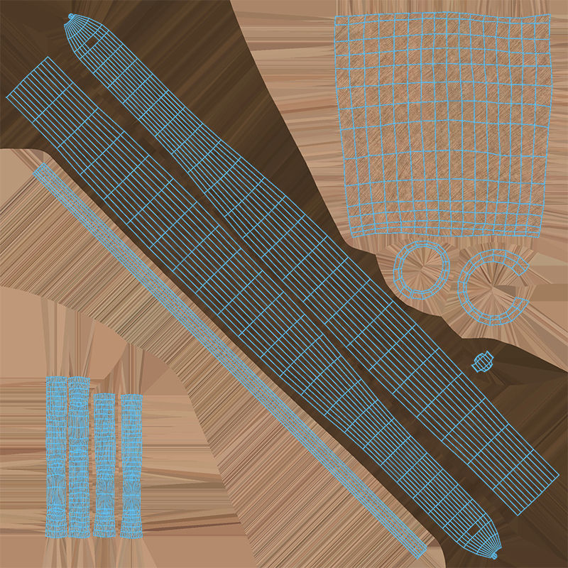 Prehistoric Tools Weapons pack Low-poly 3D model_38