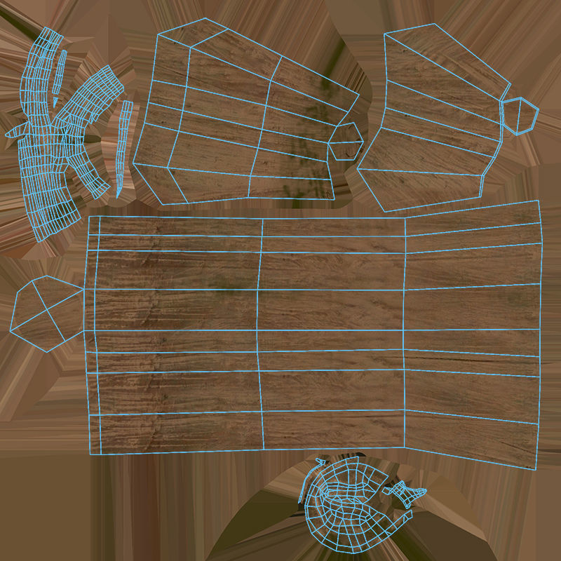 Prehistoric Tools Weapons pack Low-poly 3D model_59