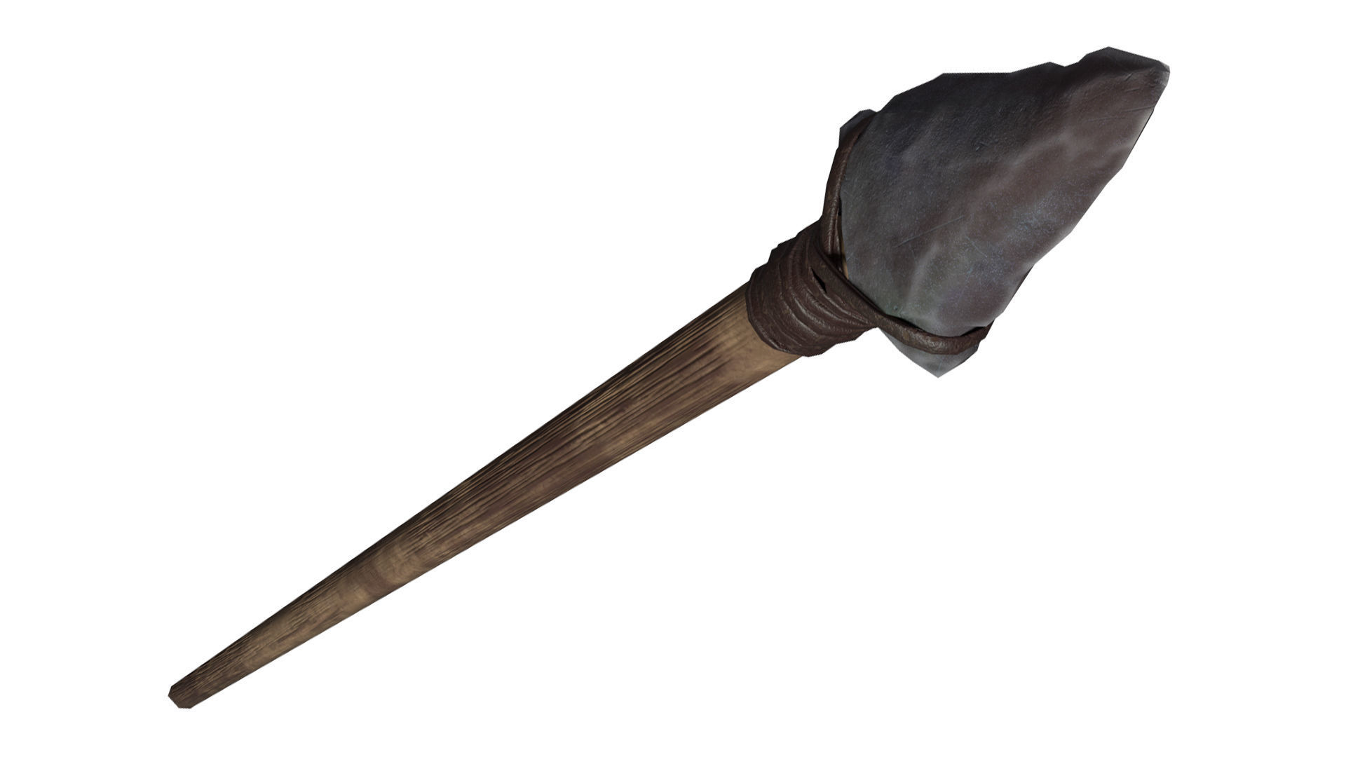 Prehistoric Tools Weapons pack Low-poly 3D model_53