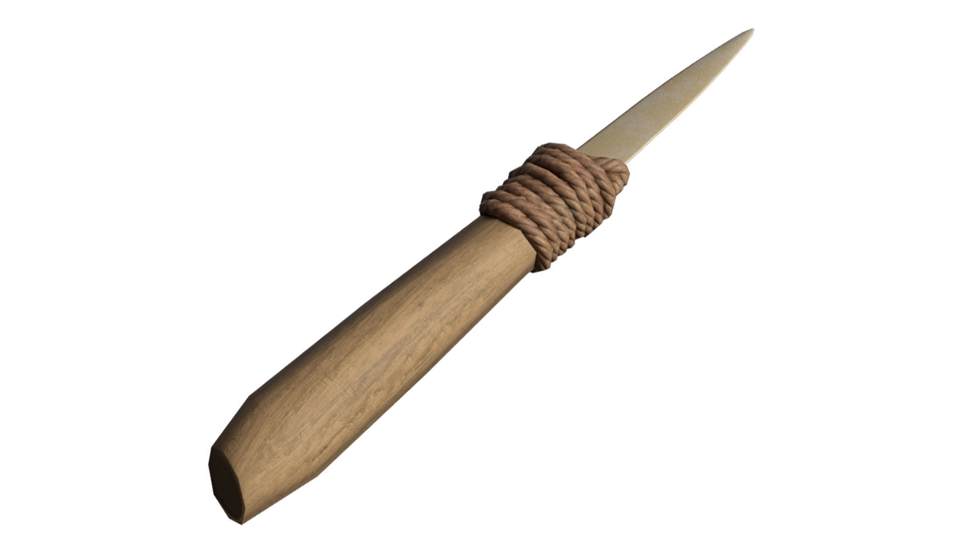 Prehistoric Tools Weapons pack Low-poly 3D model_40