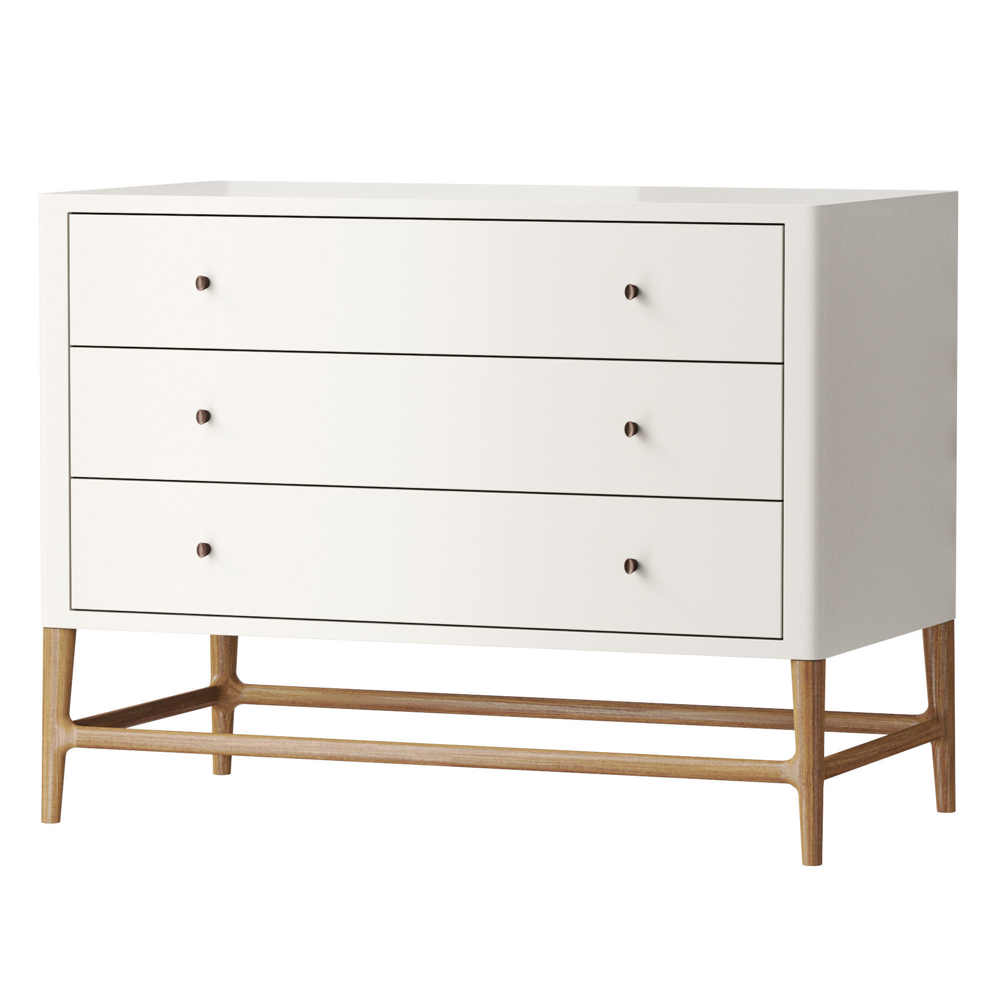 Baker Radius Nightstand 3D model_2
