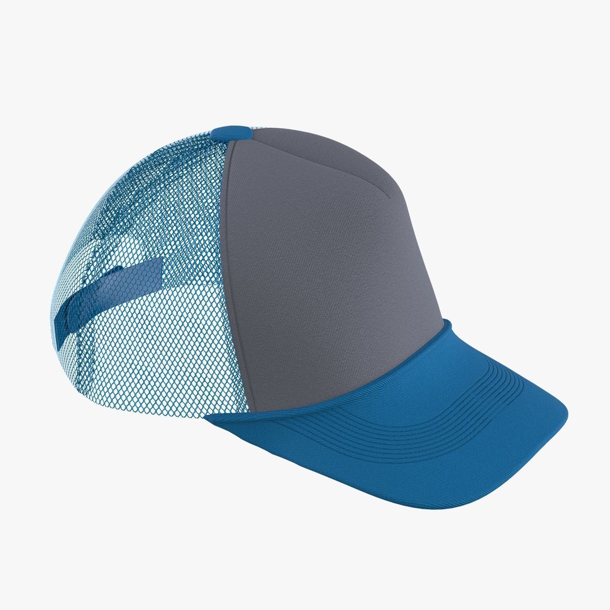 Trucker cap Design 3D model_13