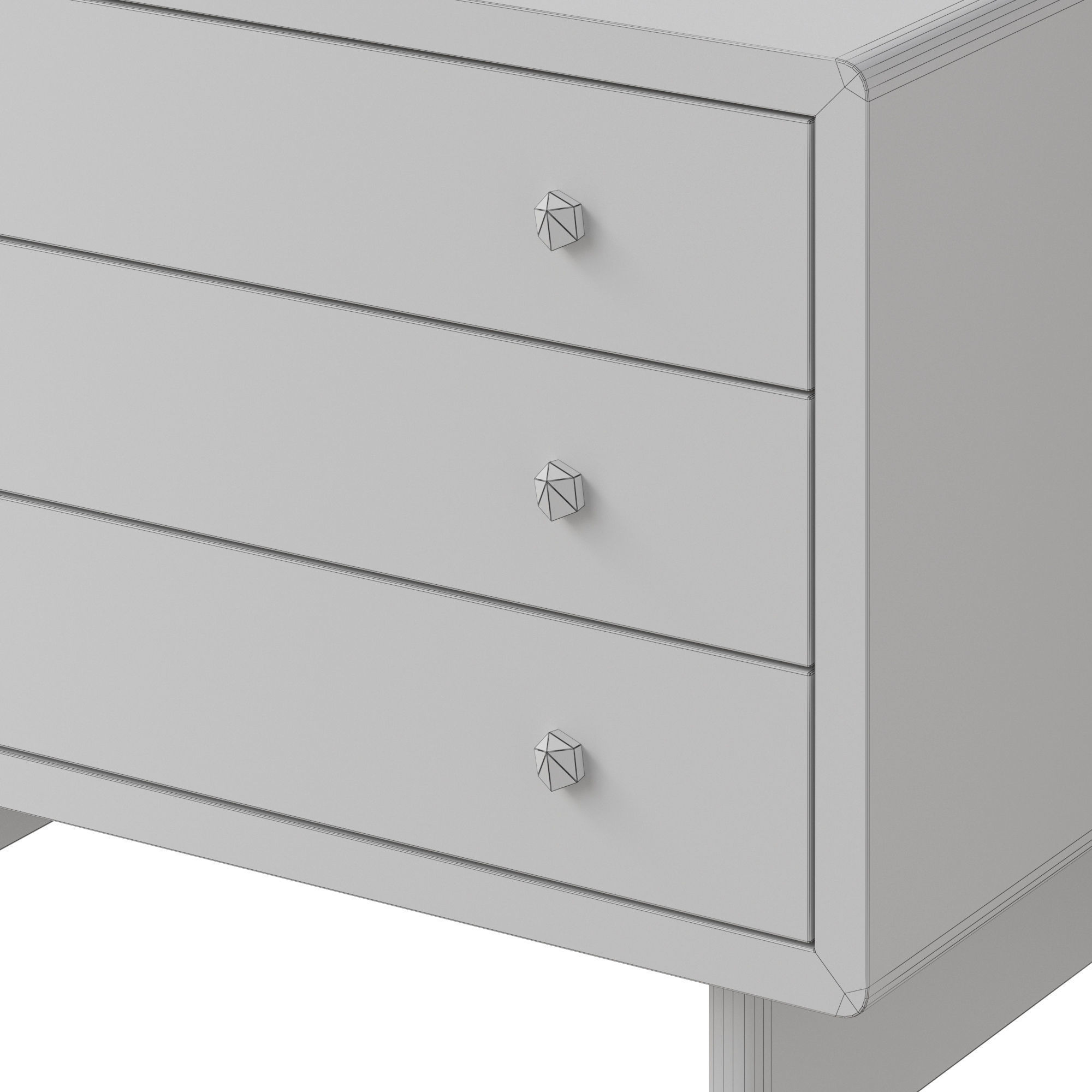 Baker Radius Nightstand 3D model_5