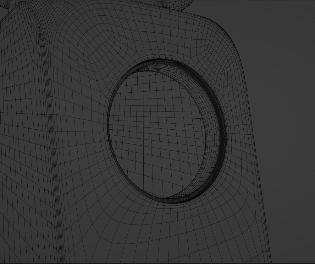 LEGO Minifigure Low-poly 3D model_10