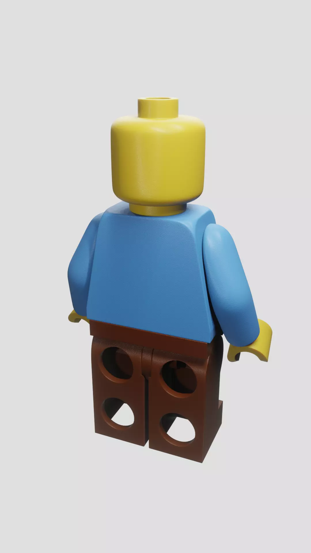 LEGO Minifigure Low-poly 3D model_0
