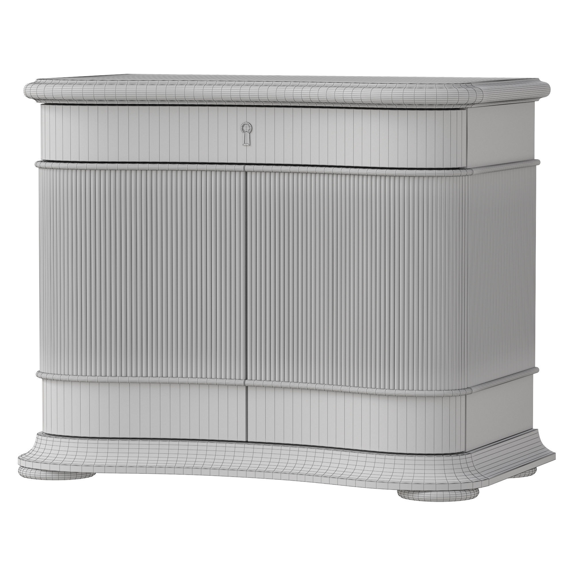 Baker Augustus Nightstand 3D model_4