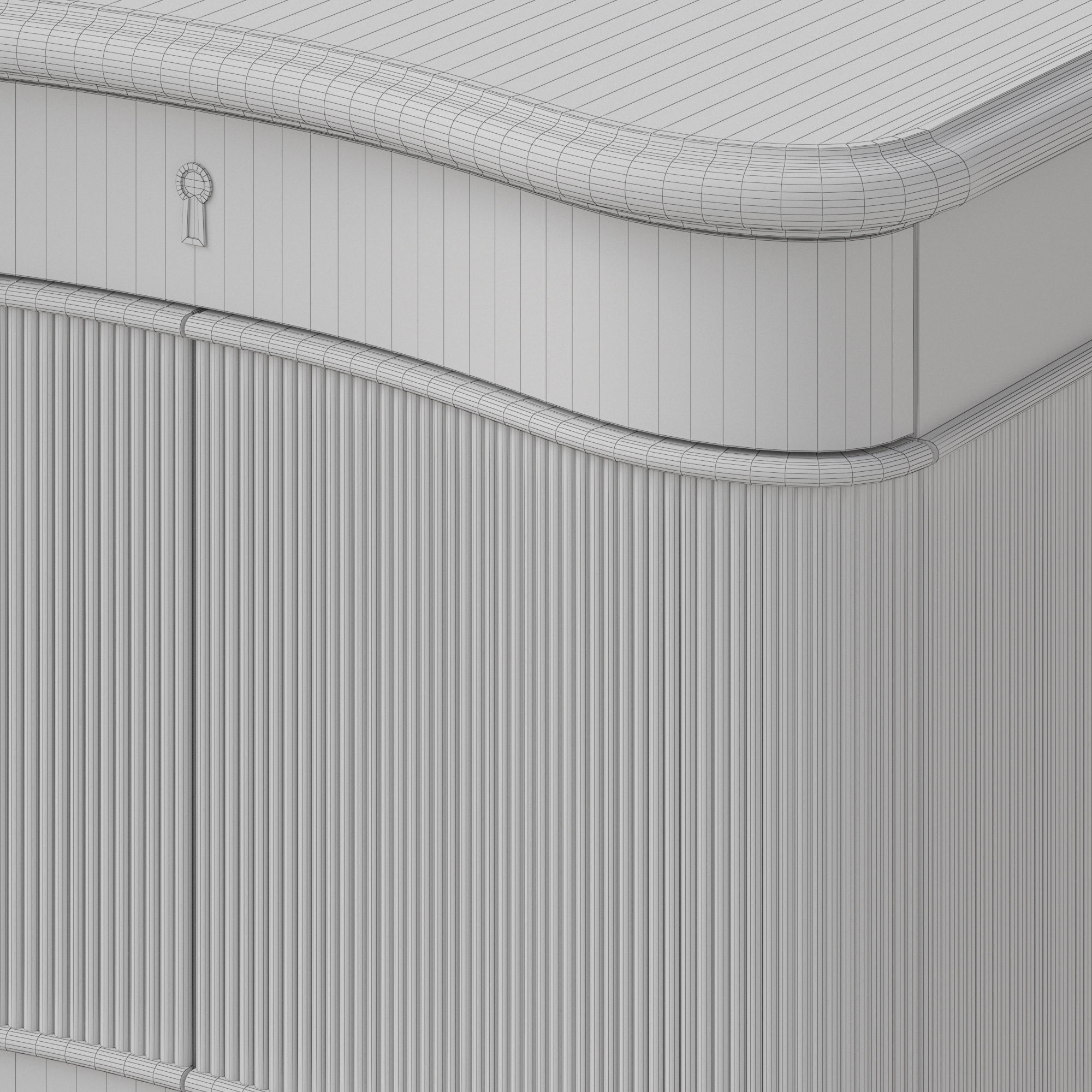 Baker Augustus Nightstand 3D model_5