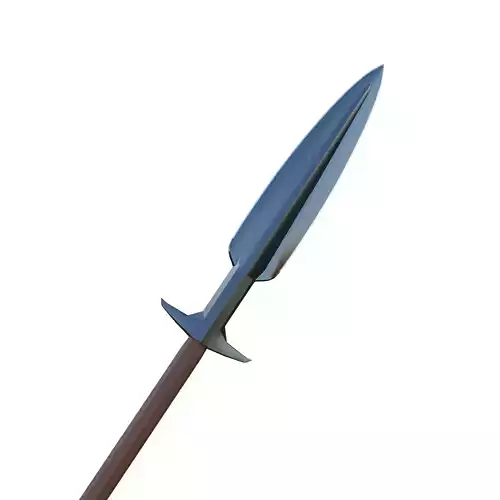 Low poly spear sword