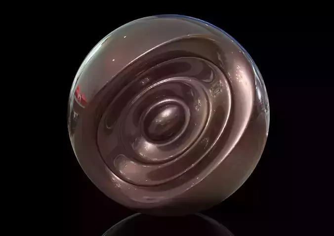 zennon a chocolate earring 3D print model