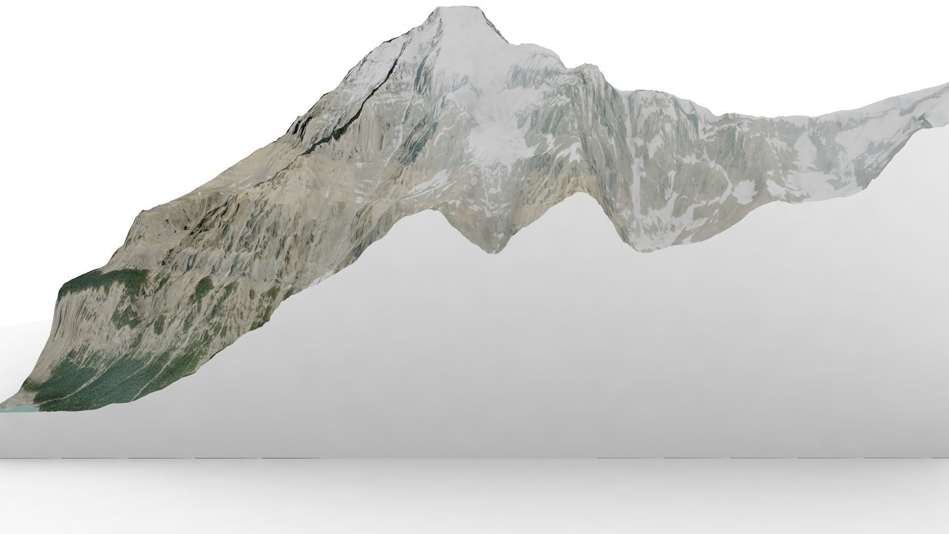 Mount Robson 3D model_4