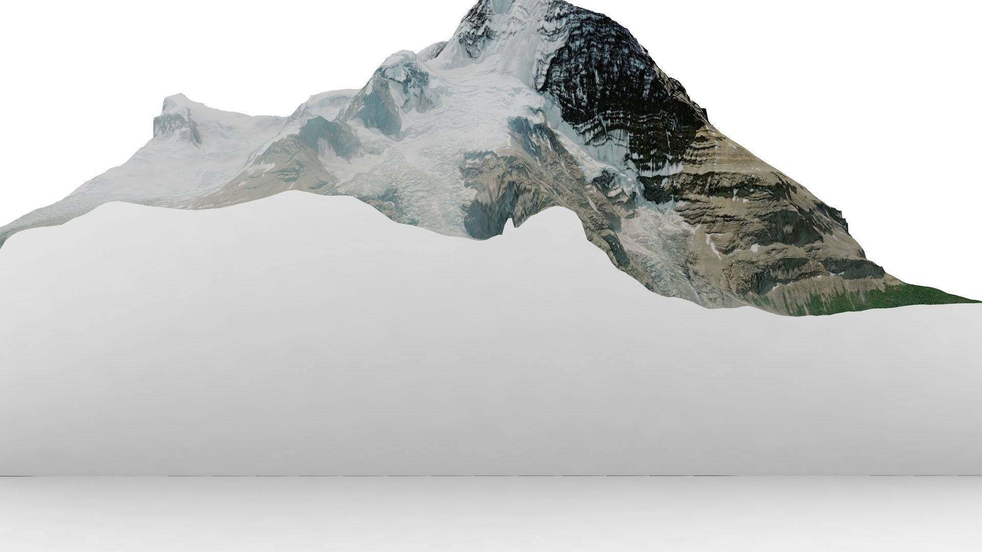 Mount Robson 3D model_3