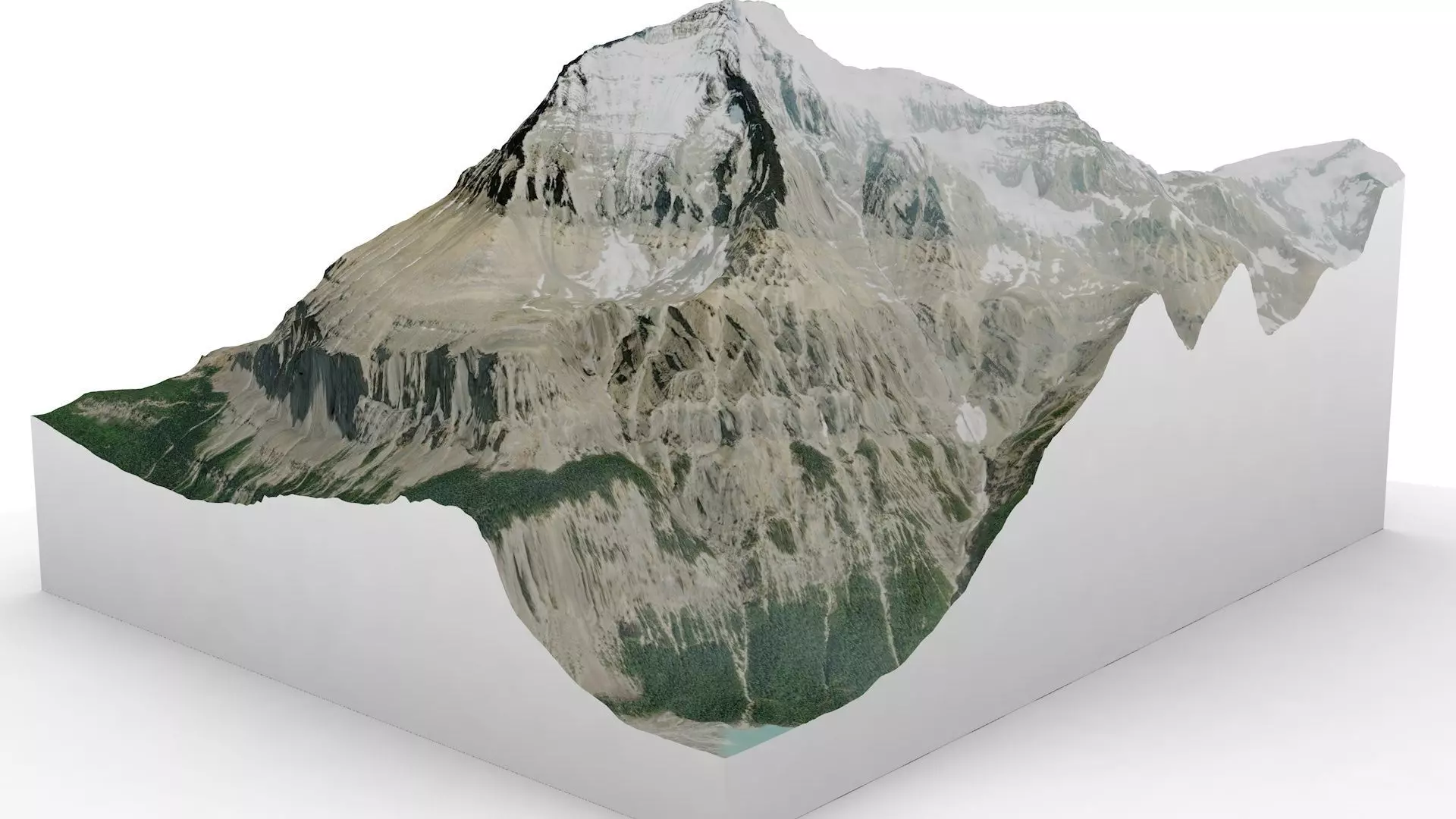 Mount Robson 3D model_0