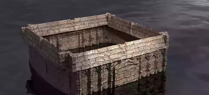 Lizard Town Hall Walls 2 