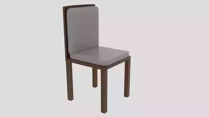 chair model with realistic texture for blender