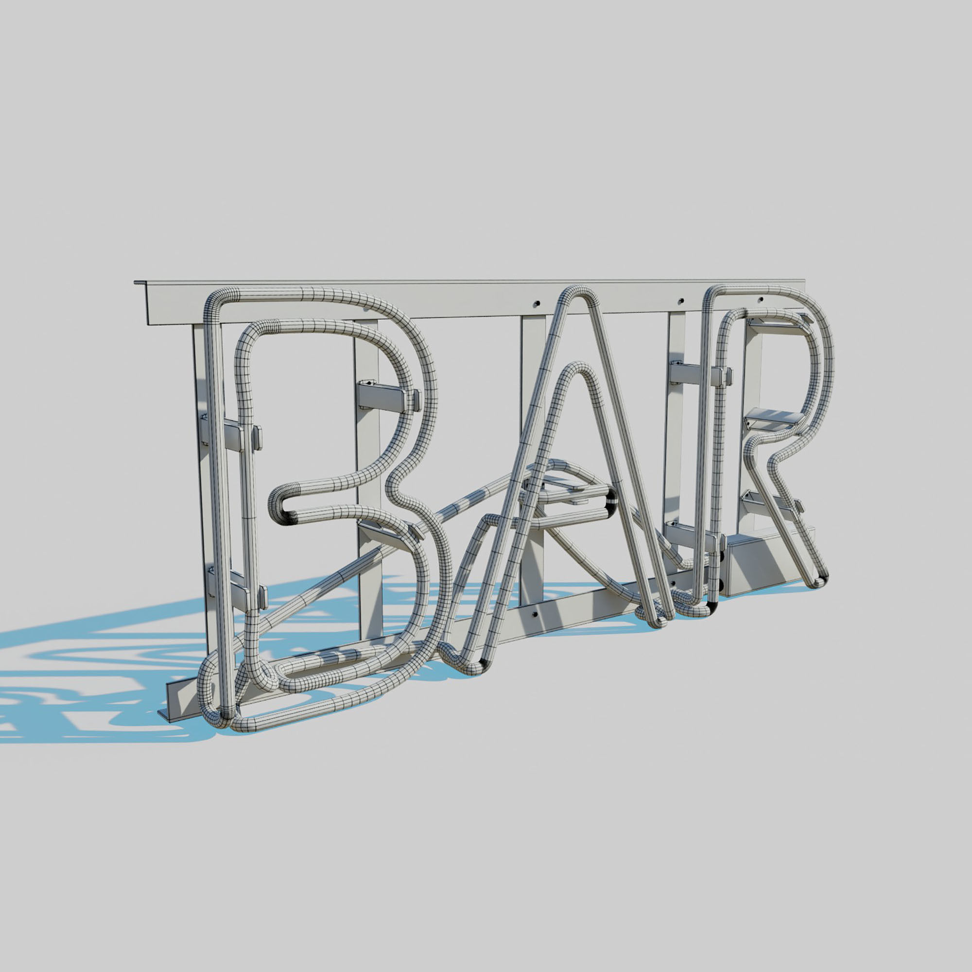 Neon Signs 3D model_12
