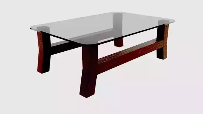 table model with realistic texture and material for blender 3D model