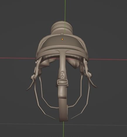 GAS MASK ASSET Low-poly 3D model_4