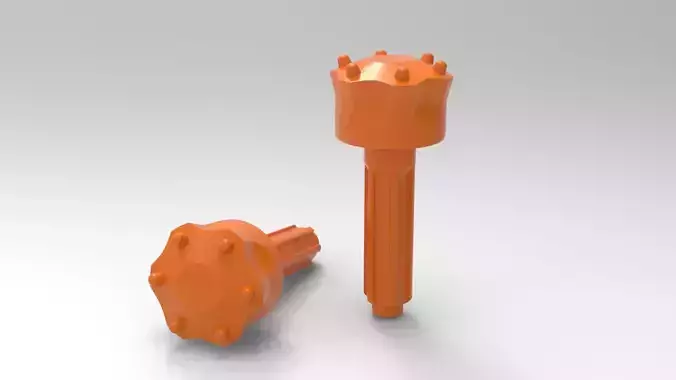 Mining Drill Bit 3D model