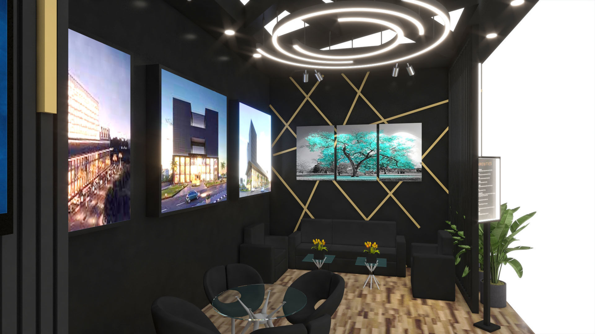 8 x 4 Exhibition stand Design  3D model_9