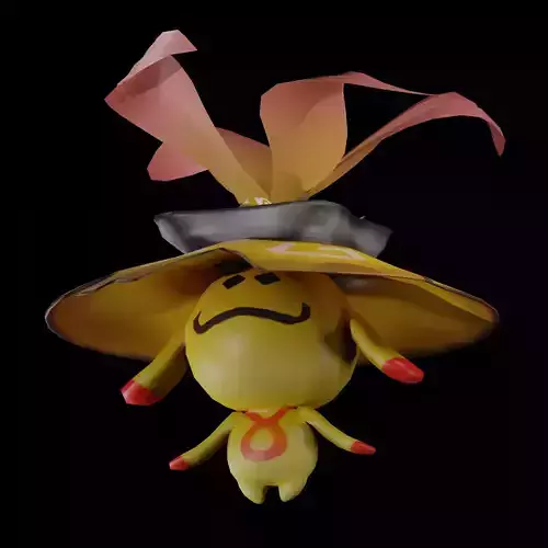 Aranara from GENSHIN IMPACT Low-poly 3D model