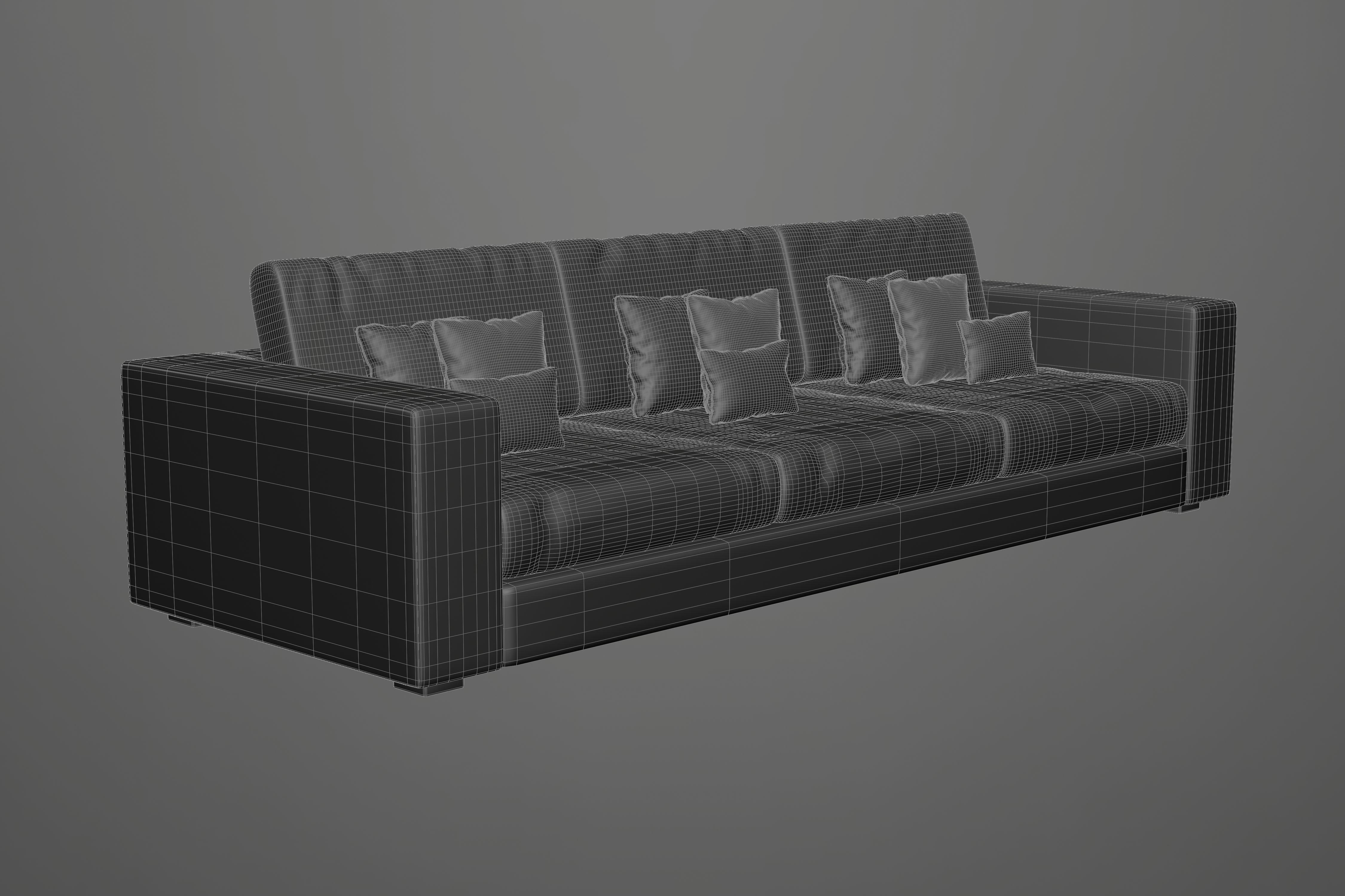 Modern Sofa 3D model_4