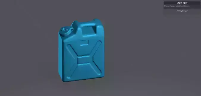 US Army water can scale model