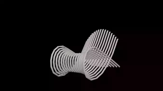 fashionable armchair in the style of minimalism