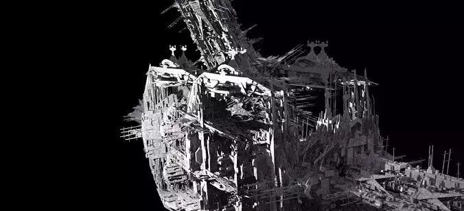 Mega Sci-Fi city Space station Kitbash 6