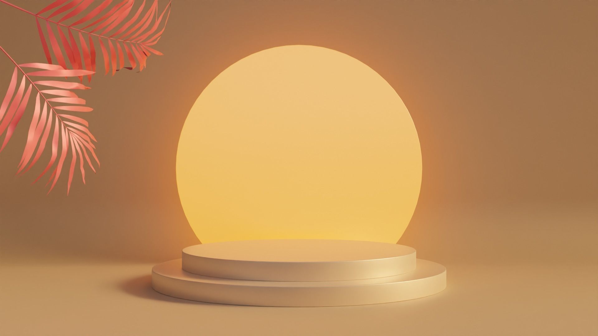 Display Podium Low-poly 3D model_1