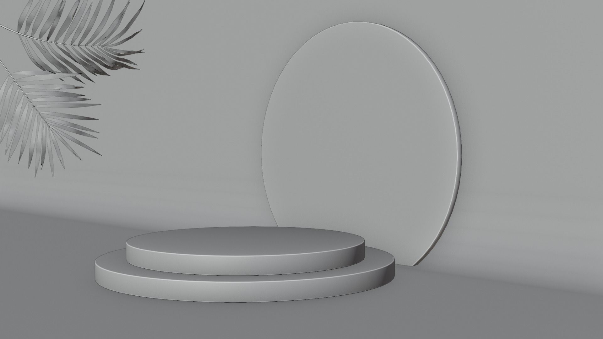 Display Podium Low-poly 3D model_6