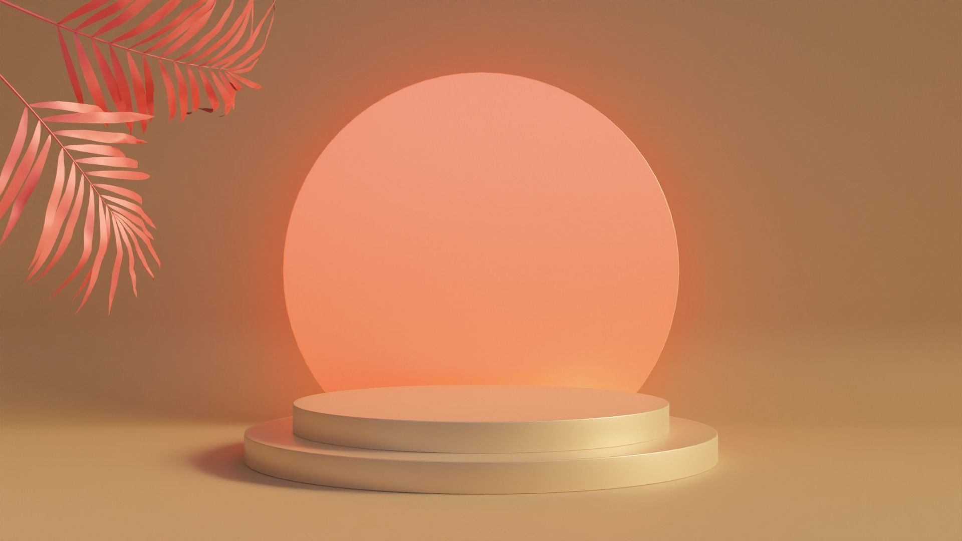 Display Podium Low-poly 3D model_2