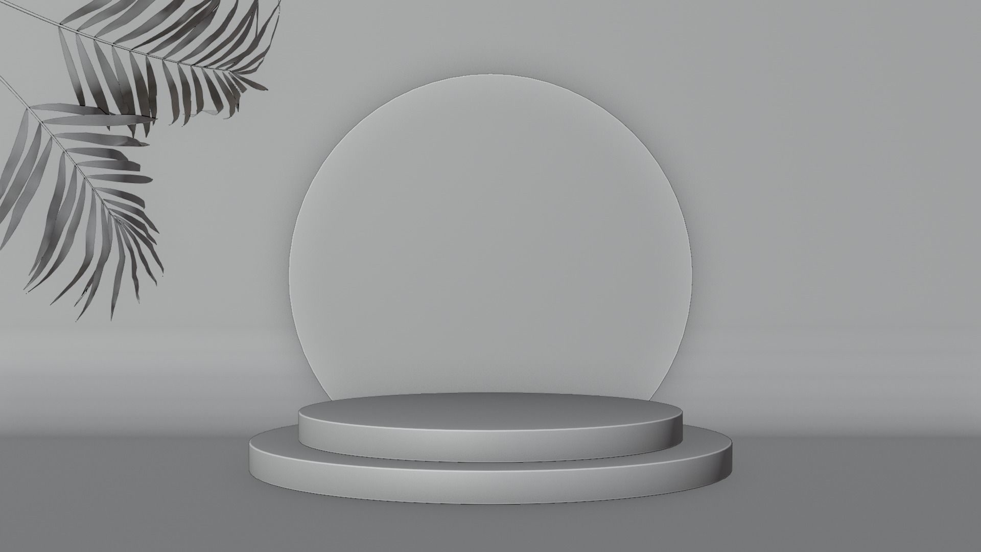 Display Podium Low-poly 3D model_3