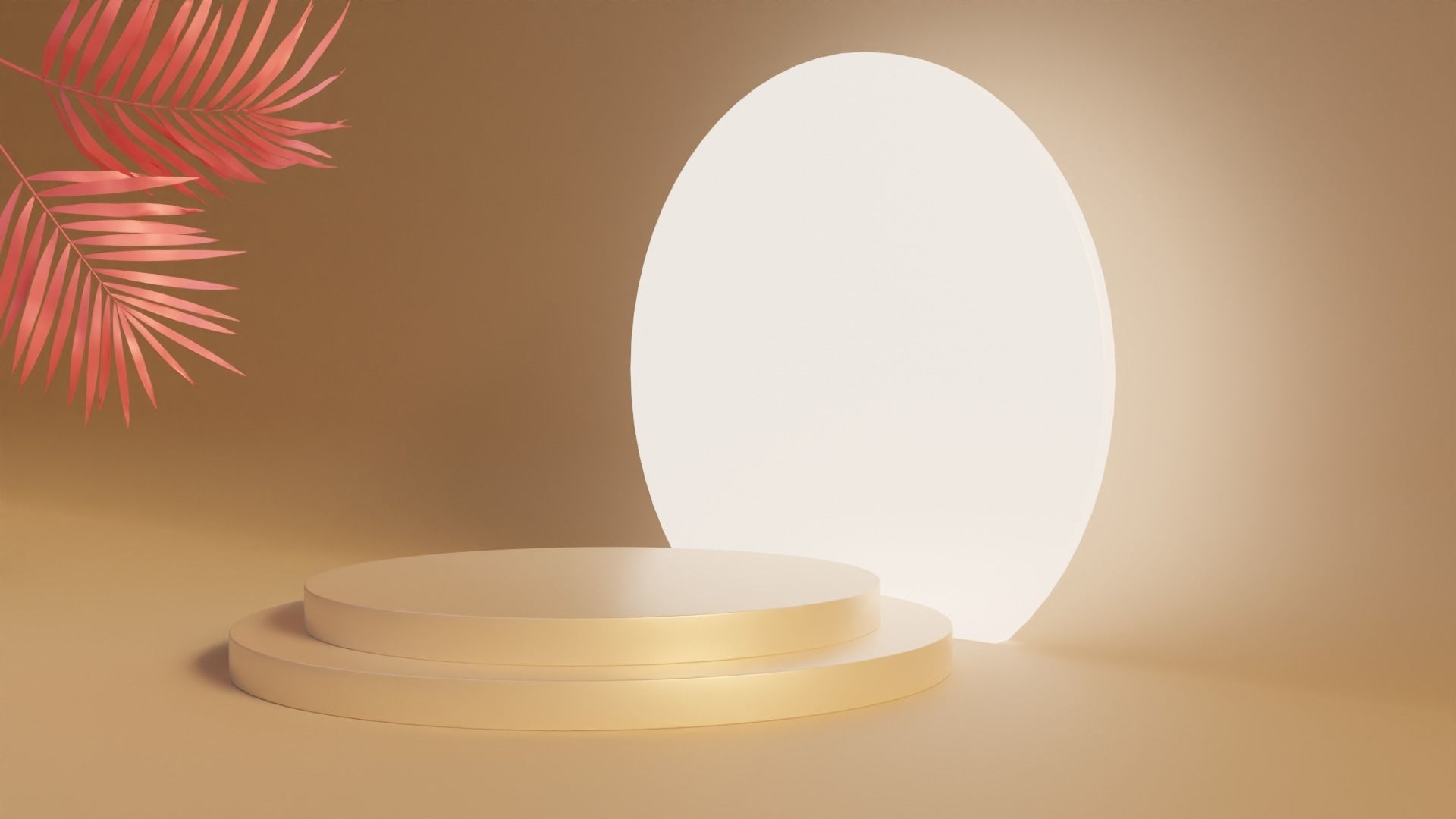 Display Podium Low-poly 3D model_5