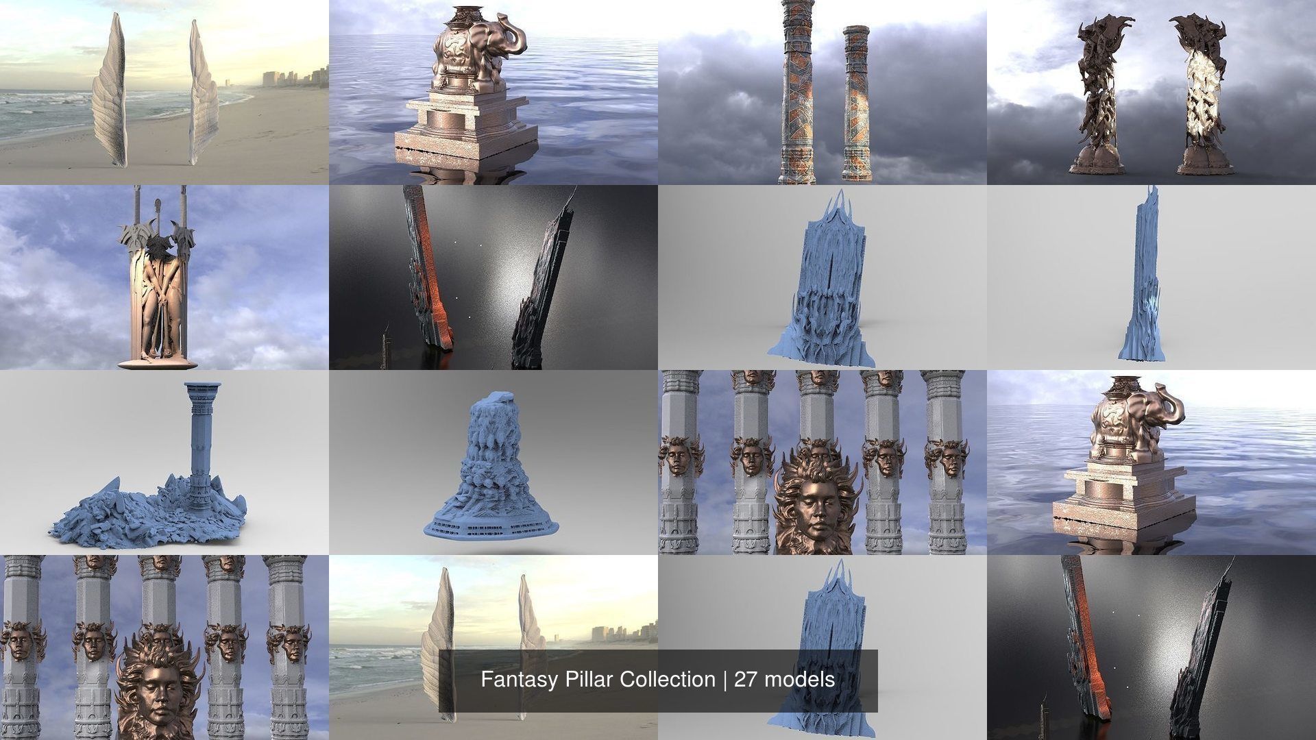 Fantasy Pillar Collection _2
