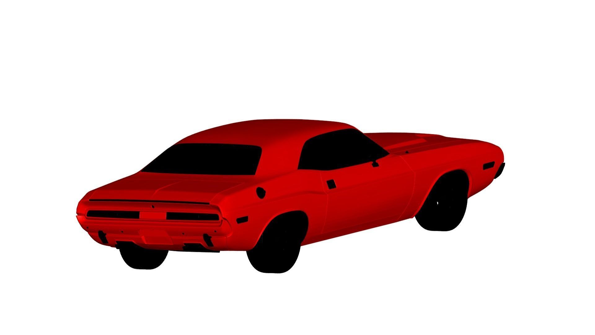 Dodge Challenger 1970 3D model_1