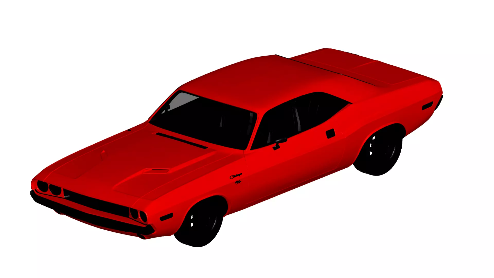 Dodge Challenger 1970 3D model_0