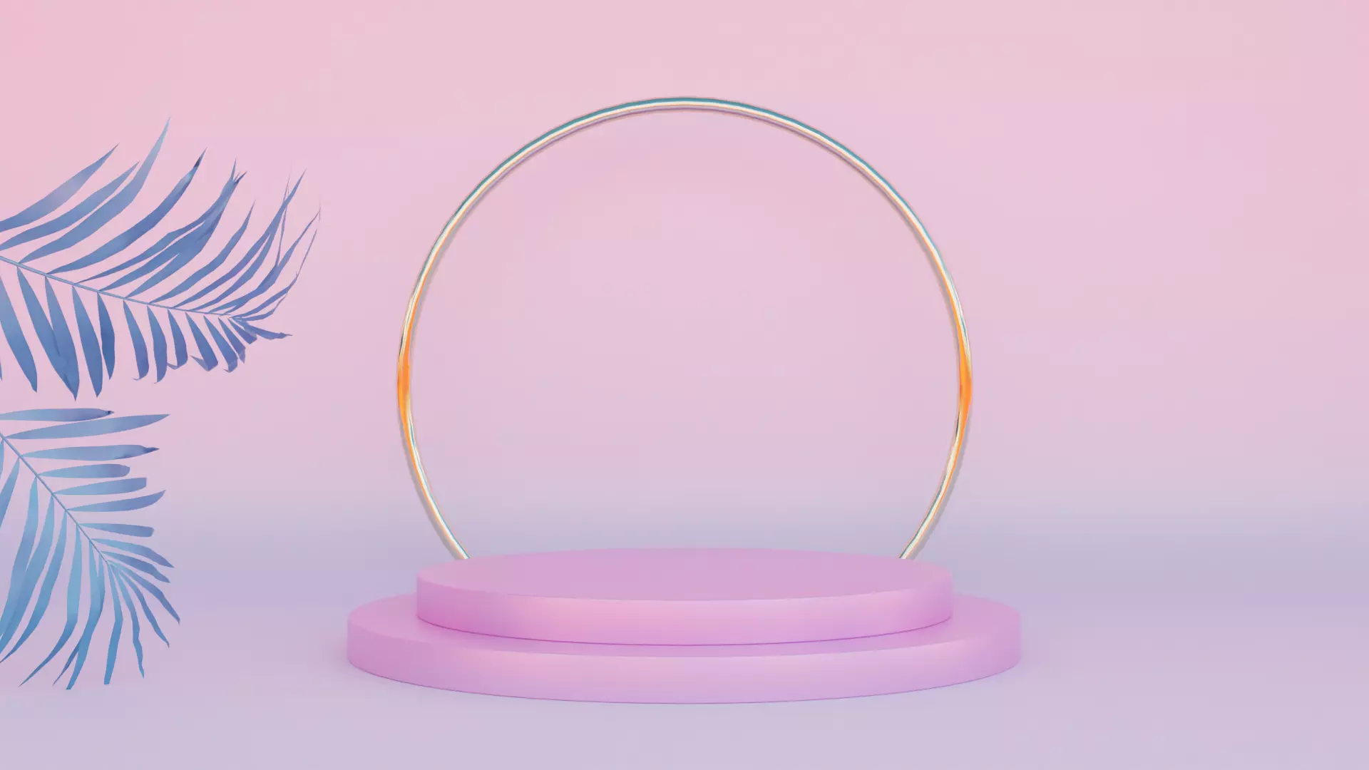 Display Podium Low-poly 3D model_0