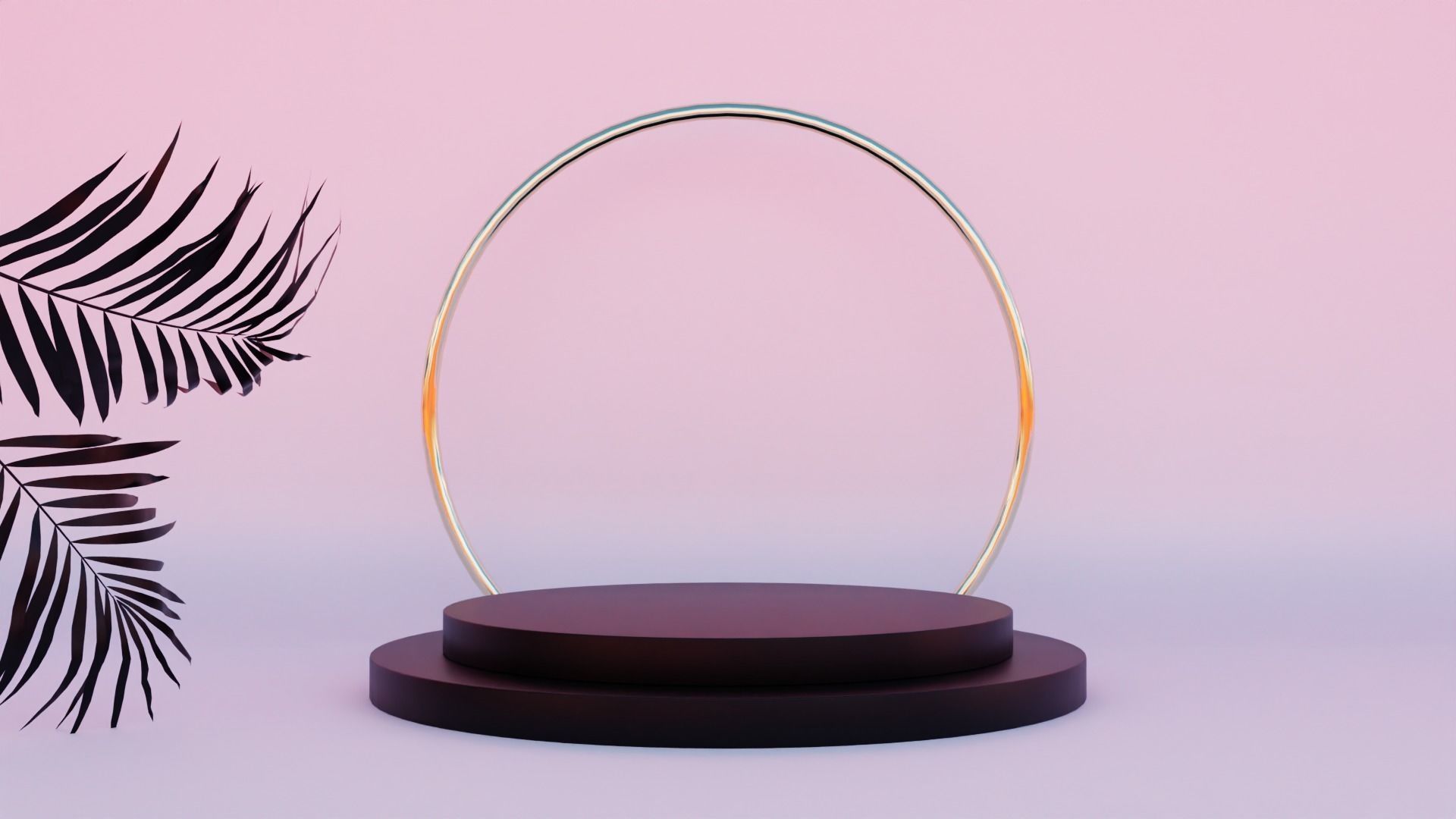 Display Podium Low-poly 3D model_2